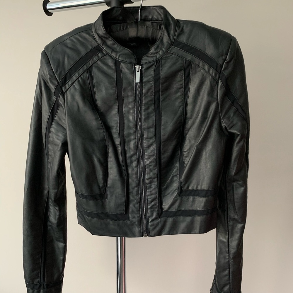 Bebe Faux Leather Moto Jacket